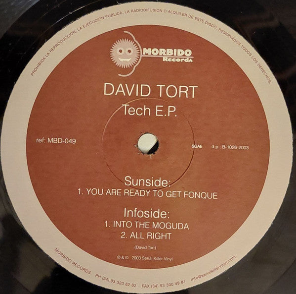 David Tort : Tech E.P. (12", EP)