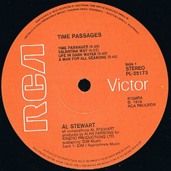 Al Stewart : Time Passages (LP, Album)