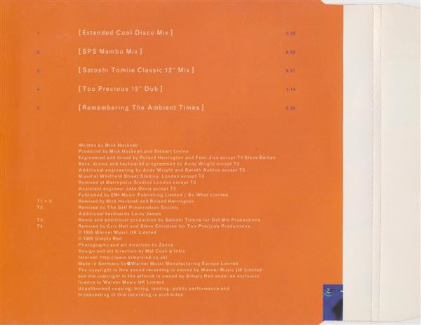 Simply Red : Remembering The First Time (The Remixes) (CD, Maxi)