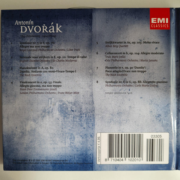 Antonín Dvořák : Antonín Dvorak (CD)