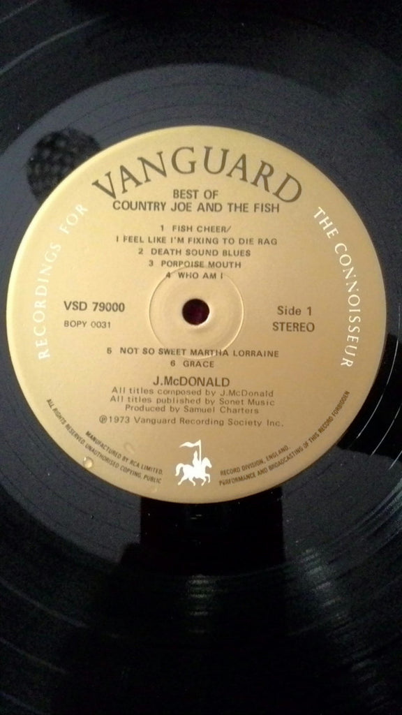 Country Joe And The Fish : The Best Of Country Joe & The Fish (LP, Comp)