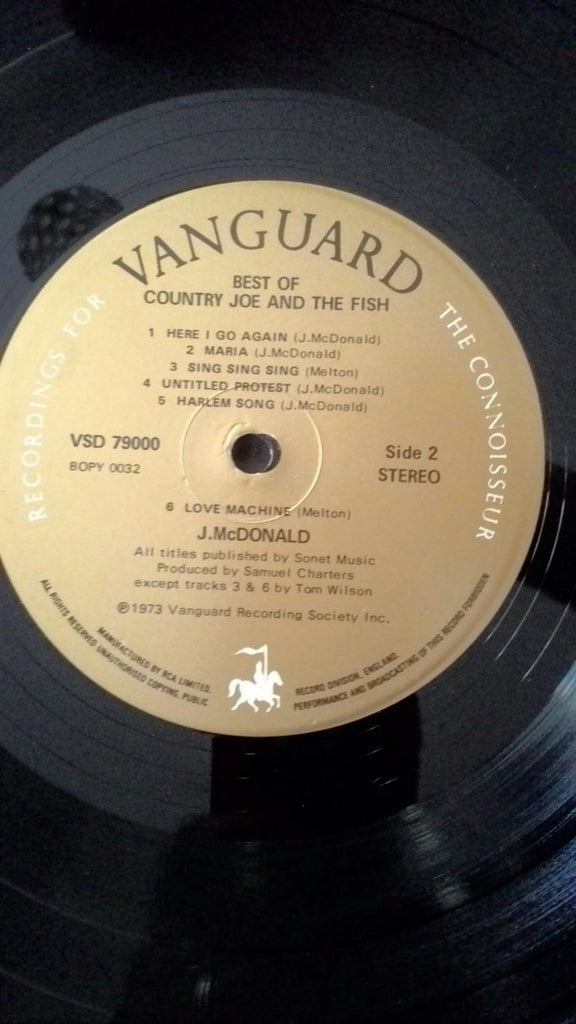 Country Joe And The Fish : The Best Of Country Joe & The Fish (LP, Comp)