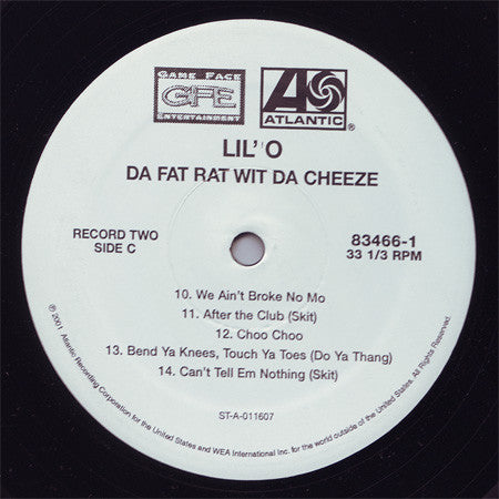 Lil' O : Da Fat Rat Wit Da Cheeze (2xLP, Album)