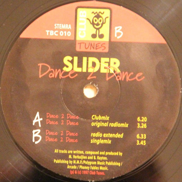 Slider (2) : Dance 2 Dance (12")