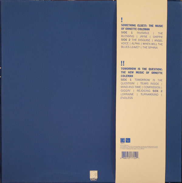 Ornette Coleman : Genesis Of Genius: The Contemporary Albums (LP, Album, RE, RM, 180 + LP, Album, RE, RM, 180 + )