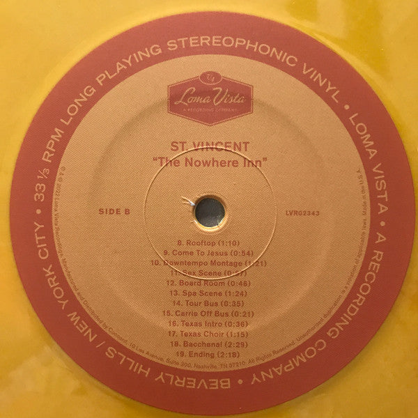 St. Vincent : The Nowhere Inn (Official Soundtrack) (LP, Album, RSD, Ltd, Ora)