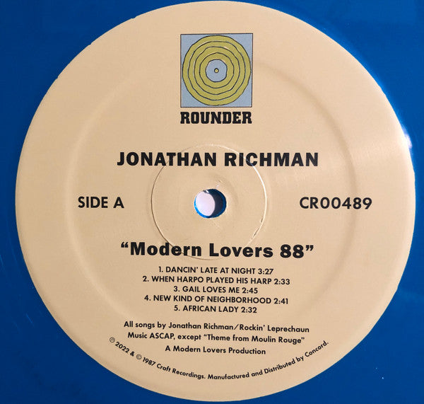 Jonathan Richman & The Modern Lovers : Modern Lovers 88 (LP, Album, RSD, Ltd, RE, Blu)