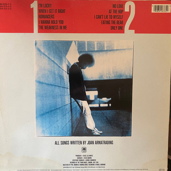 Joan Armatrading : Walk Under Ladders (LP, Album, RE)