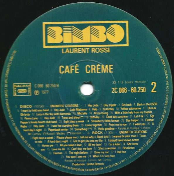 Café Crème : Café Crème (LP, Album)