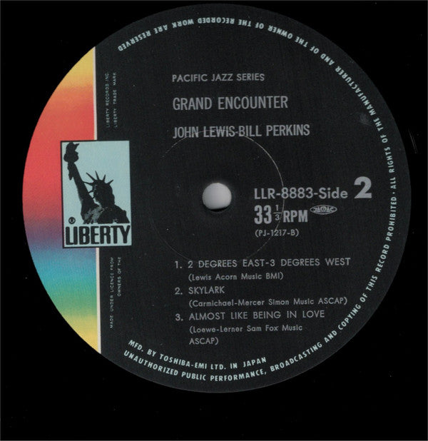John Lewis (2) : Grand Encounter: 2° East - 3° West (LP, Album, RE)