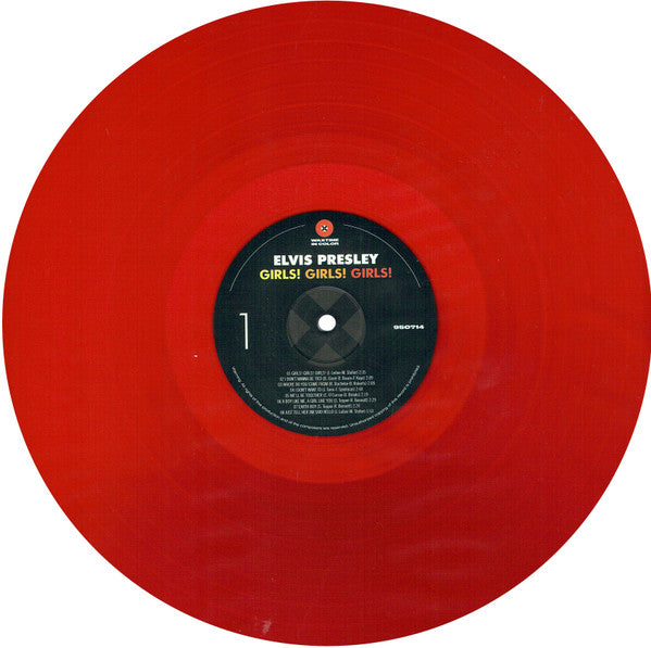 Elvis Presley : Girls! Girls! Girls! (LP, Album, Ltd, RE, Red)