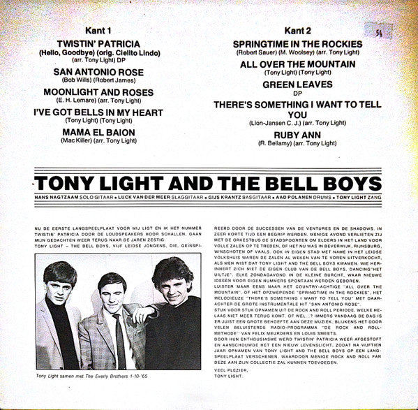Tony Light And The Bell Boys : Tony Light And The Bell Boys (LP)