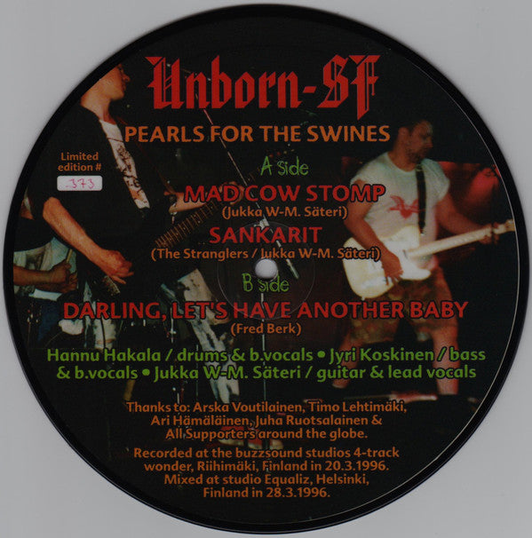 Unborn-SF : Pearls For The Swines (7", EP, Ltd, Num, Pic)
