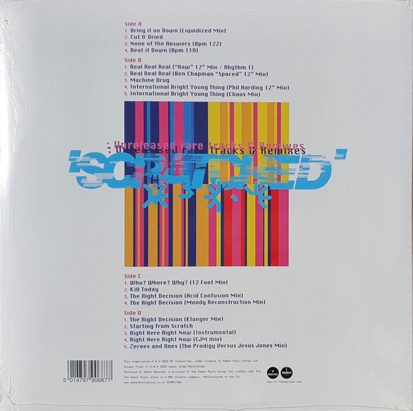 Jesus Jones : Scratched (Unreleased Rare Tracks & Remixes) (2xLP, RSD, Comp, Ltd, RE, Blu)