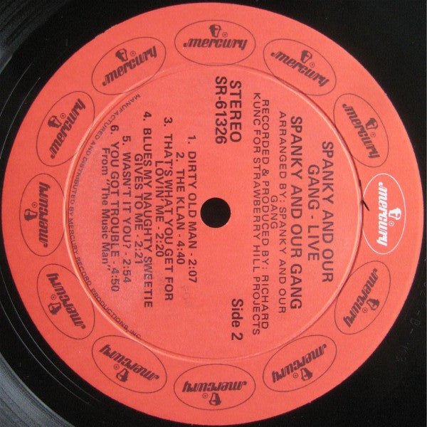Spanky & Our Gang : Live (LP, Album)