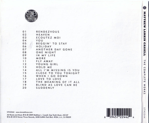 Matthew Larkin Cassell : The Complete Works (CD, Comp, RM)