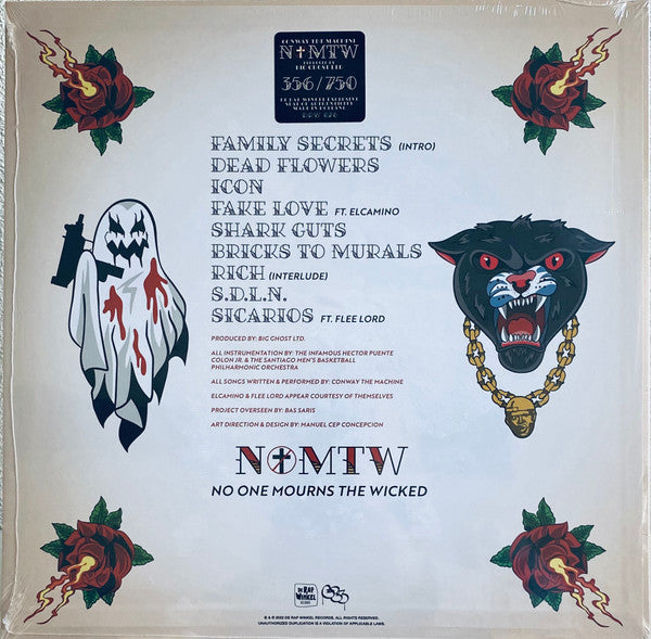Conway (6) x Big Ghost LTD : No One Mourns The Wicked (LP, Album, RSD, Ltd, Num, S/Edition)