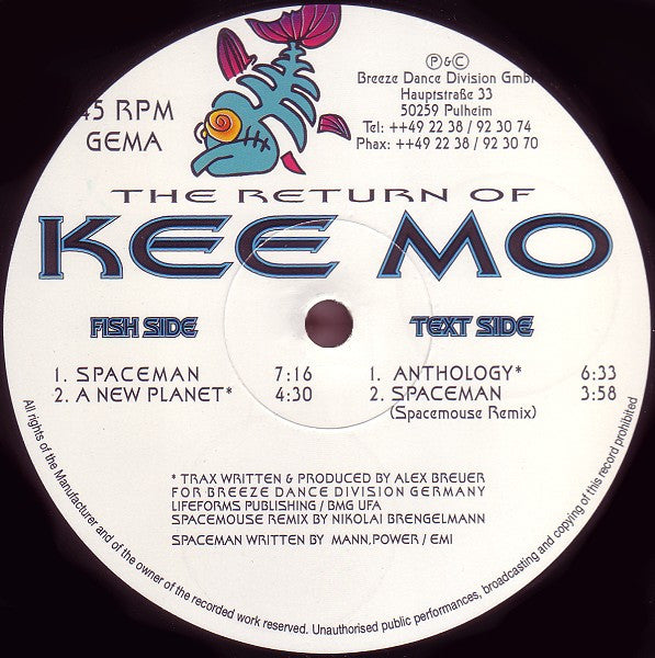 Kee Mo : The Return Of Kee Mo (12")
