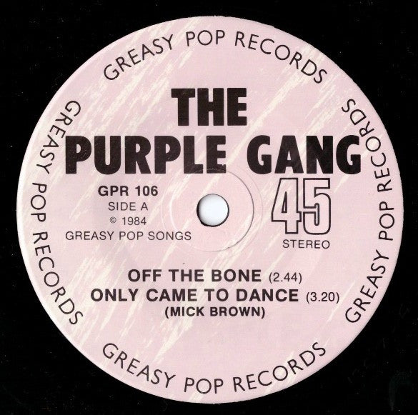 The Purple Gang (4) : Rocks In My Mouth E.P. (7", EP)
