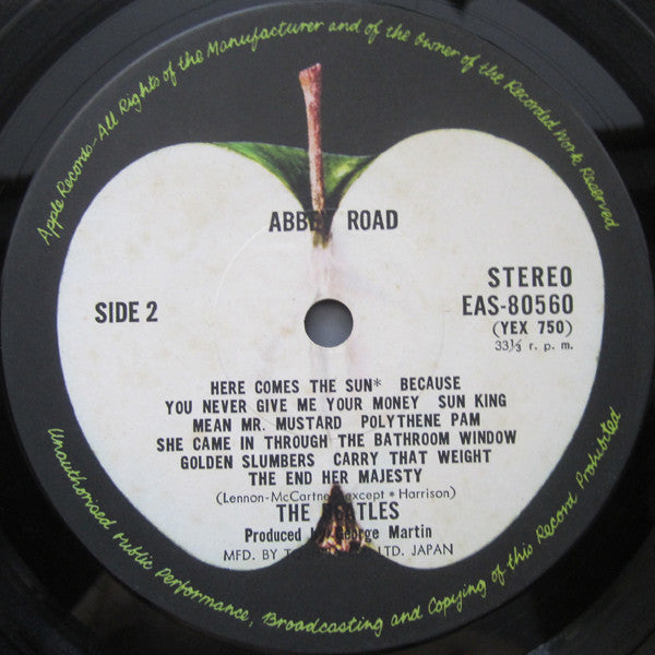 The Beatles = The Beatles : Abbey Road = アビイ・ロード (LP, Album, RE)