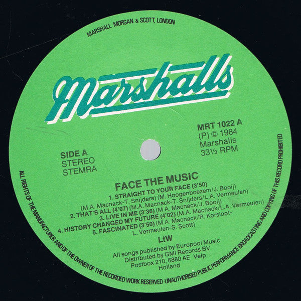 Lose To Win : Face The Music (LP)