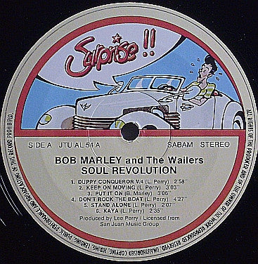 Bob Marley & The Wailers : Soul Revolution (LP, Album, RE)