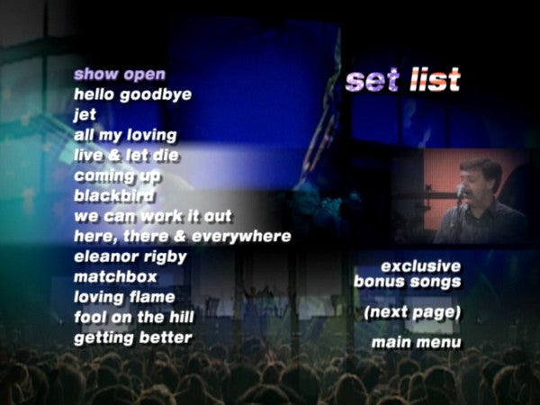 Paul McCartney : Back In The U.S. - Concert Film (DVD-V, PAL, 5.1)