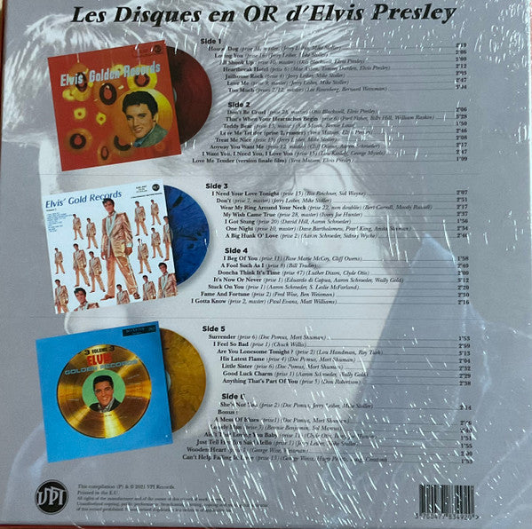 Elvis Presley : Les Disques En Or D’ Elvis Presley  (3xLP, RSD, Comp, Dlx, Col + Box)
