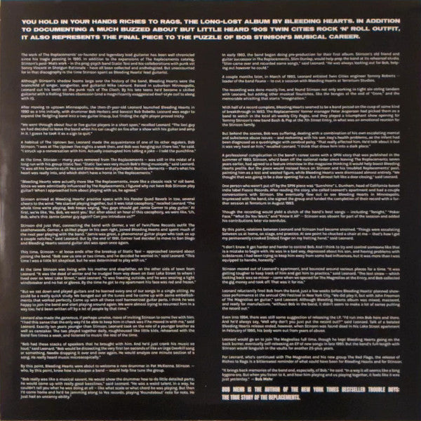 Bleeding Hearts (9) : Riches to Rags (LP, Album, RSD, Ltd, Red)