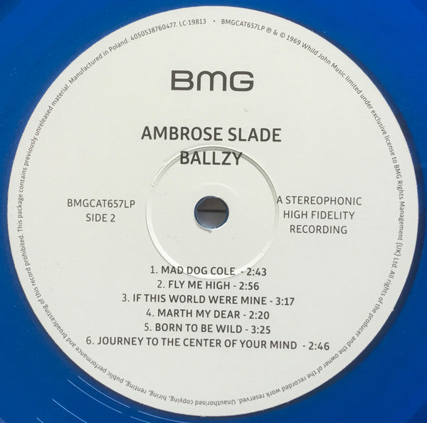 Ambrose Slade : Ballzy (LP, Album, RSD, RE, Tra)