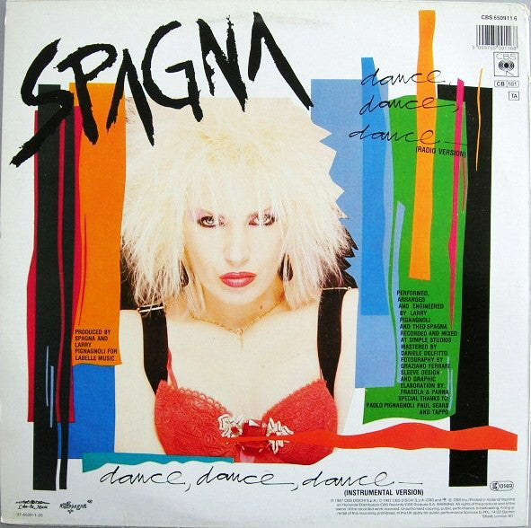 Ivana Spagna : Dance, Dance, Dance (Special Version) (12", Maxi)