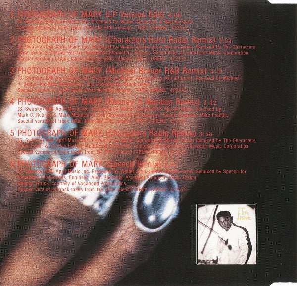 Trey Lorenz : Photograph Of Mary (CD, Maxi)
