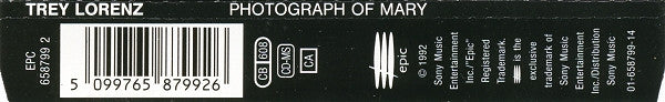 Trey Lorenz : Photograph Of Mary (CD, Maxi)