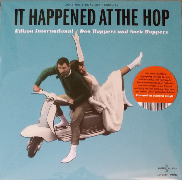 Various : It Happened At The Hop - Edison International Doo Woppers And Sock Hoppers (LP, RSD, Comp, Mono, Whi)