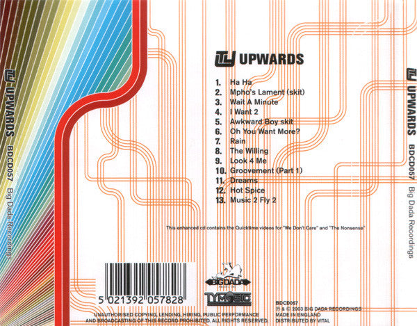 Ty : Upwards (CD, Album)