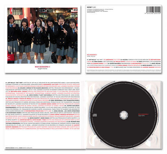 Angel Molina : Wax Sessions II (CD, Comp, Mixed, Dig)