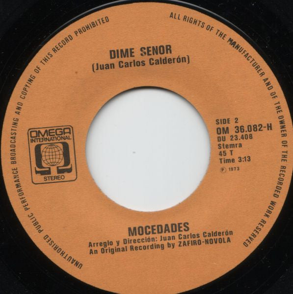 Mocedades : Eres Tu (7", Single)