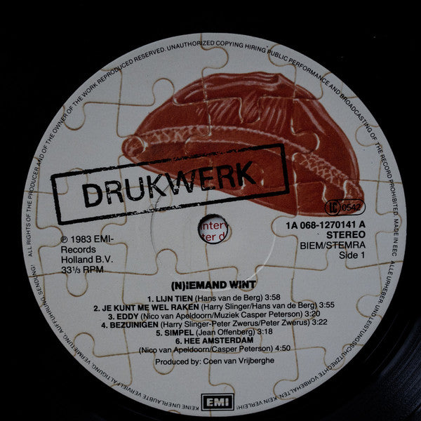 Drukwerk : (N)iemand Wint (LP, Album)