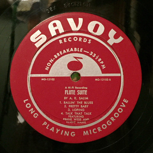 A.K. Salim : Flute Suite (LP, Album, Mono, Dee)