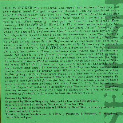 Selfish : The Joy Of The Industrial Society (7", EP, Cle)