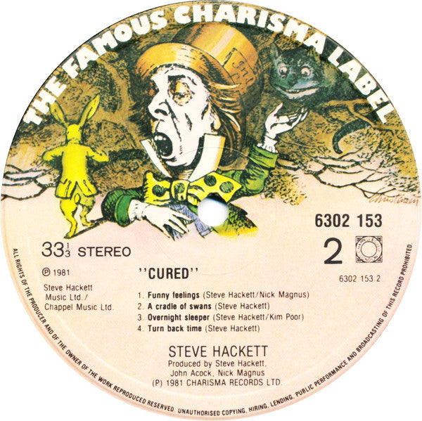 Steve Hackett : Cured (LP, Album)