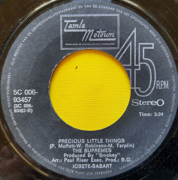The Supremes : Automatically Sunshine (7")