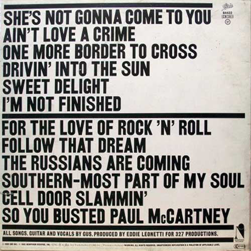 Gus : Convicted! (LP, Album)