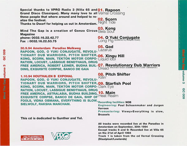 Various : Mind The Gap Volume 3 (CD, Comp)