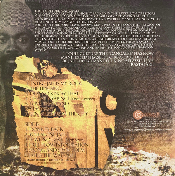 Louie Culture : The Uprising (LP, Album)