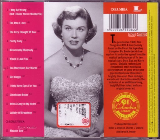 Doris Day And Harry James (2) : Young Man With A Horn (Songs From The Warner Bros. Production) (CD, Album)