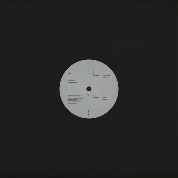 Alsi (2) : Ritmatico, The Remixes (12")