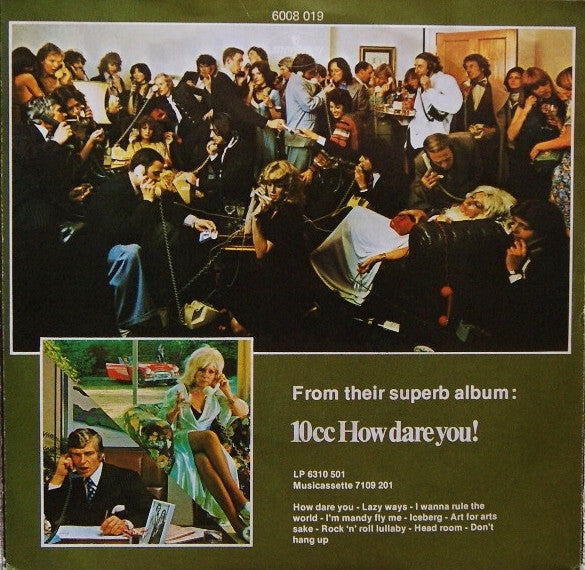 10cc : I'm Mandy Fly Me (7", Single)