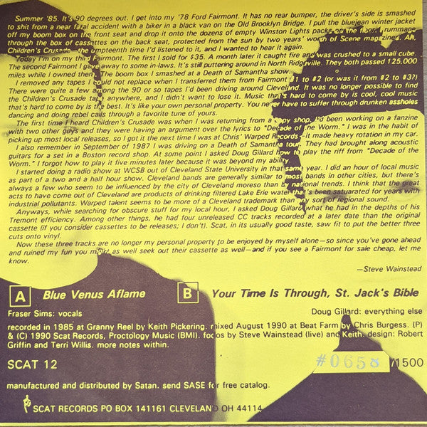 Children's Crusade (2) : Scorpio Moon (7", Ltd, Num)