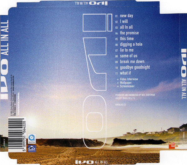 Ivo (13) : All In All (CD, Album, Enh)